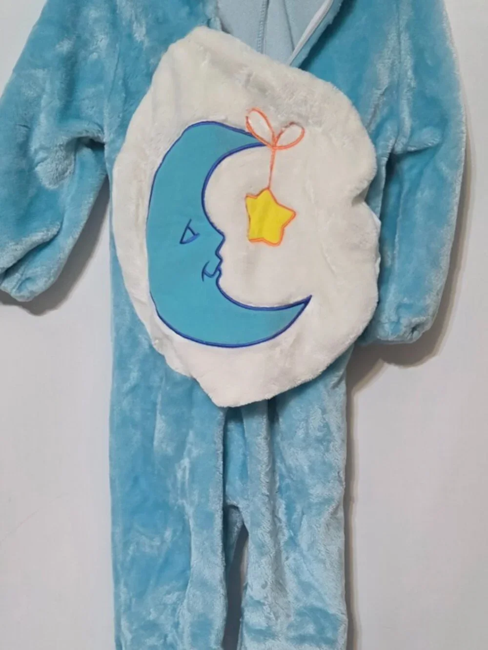 VTG Care Bears Moon Bedtime Bear Blue One Piece Costume Toddler Size 3T-4T